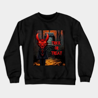 Cemetery Demon Creature Crewneck Sweatshirt